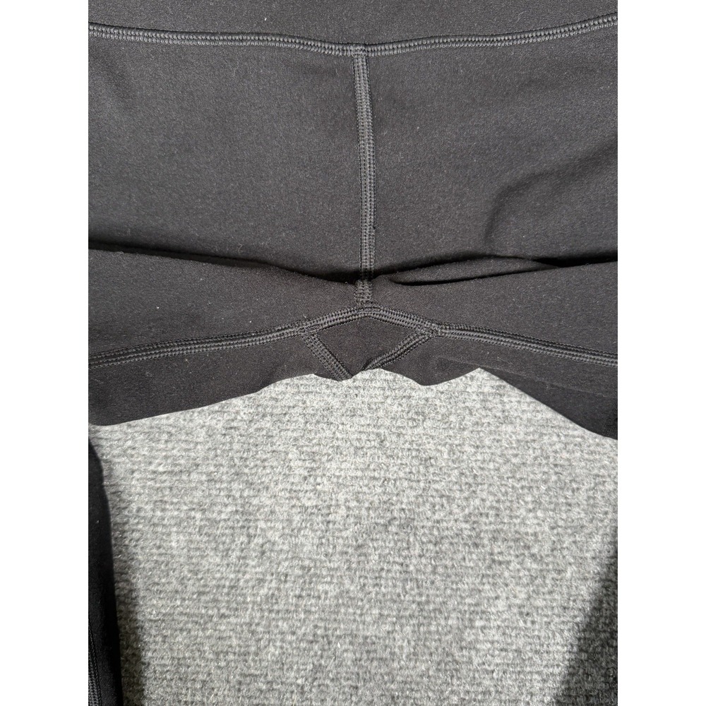 Lululemon Reveal Tight Leggings Womens Size 8 Black Mindful Motion Yoga 28" EUC - Picture 5 of 13